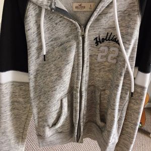 hollister zip-up sweater!